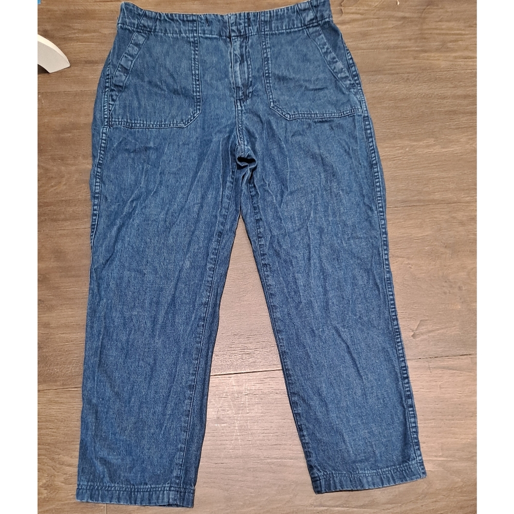 J Crew Blue Capri Jeans